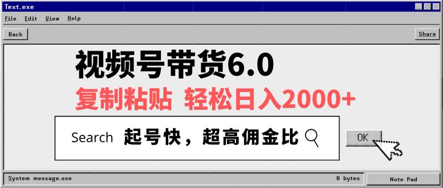 视频号带货6.0玩法，短视频打爆直播间纯自然流，不付费，条条作品上热门，爆率100%，新手小白轻松日入2000+保姆级教程-想要创业网