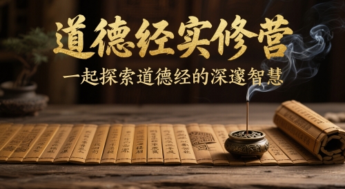 道德经实修营，一起探索道德经的深邃智慧-想要创业网