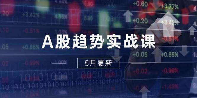 （14808期）A股趋势实战课：主力动向+政策红利，2025全年策略5月更新-想要创业网