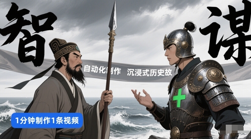 扣子工作流一键生成沉浸式历史故事，一天工作量，3分钟搞定-想要创业网