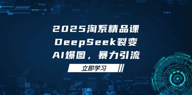 （14639期）2025 淘系精品课，DeepSeek 裂变，AI 爆图，暴力引流-想要创业网