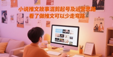 小说推文故事混剪起号及运营思路，看了做推文可以少走弯路-想要创业网