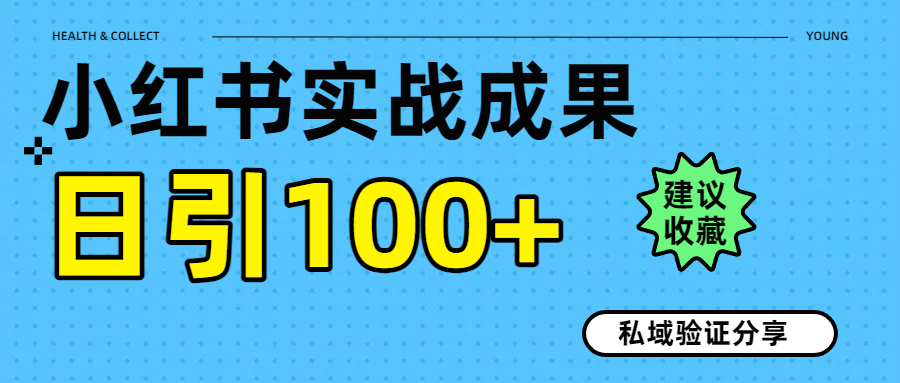 实战成果！小红书图文引流日引100+私域流量经验分享-想要创业网
