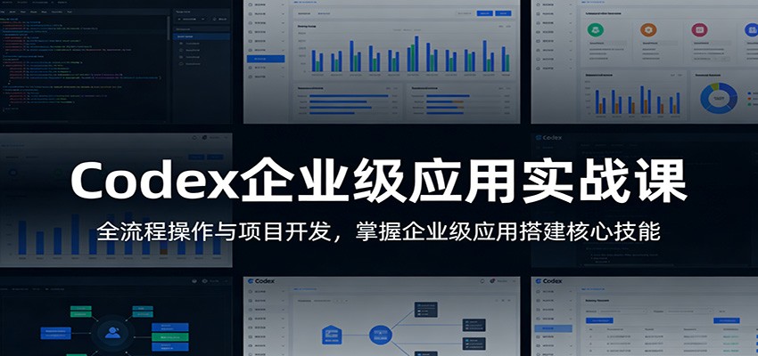 Codex企业级应用实战课:全流程操作与项目开发,掌握企业级应用搭建核心技能-想要创业