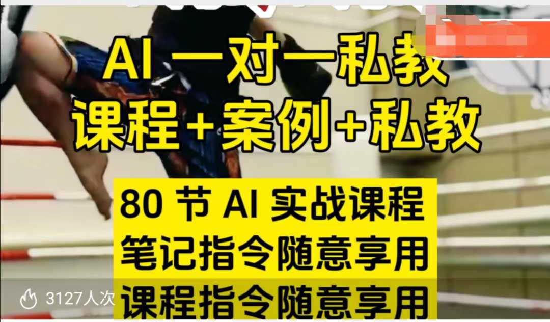 AI指令实战课,课程+案例,80节AI实战课程,笔记指令随意享用,课程指令随意享用(更新26年3月)-想要创业